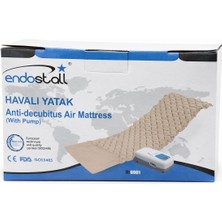 Endostall HF6001 Pompalı Baklava Tipi Havalı Yatak Bası Önleyici Hava Şiltesi Ayarlanabilir Basınçlı CE Belgeli