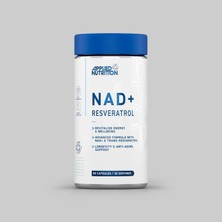 Applied Nutrition Nad+ Resveratrol Cellular Energy Antioxidant Support & Daily Wellness Formula 60 Caps