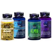 Grimlabs Ultimate Androgen Stack - Daa Aspartic Acid & Turkesteron & Hmb & Dhea