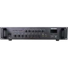 Hikvision DS-QAE0A240G1-VB6 240W 6 Bölgeli Zone Analog Amfi Amplifikatör Usb/bluetooth/aux/sd Kart/mik/rca