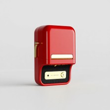 Niimbot Kablosuz Termal Etiket Yazıcı Kırmızı Bluetooth Bağlantı Teknolojisi ile Taşınabilir