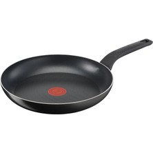 Tefal SimplyClean 26 cm Titanyum Kızartma Tavası Difüzyon Tabanlı Siyah Renkli Tek Parça