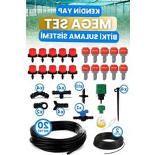 Esranın Dünyası Bahçe Sulama Sistemi, Püskürtme ve Sisleme Özellikli, Bitkiler Için Damlama Hortumu