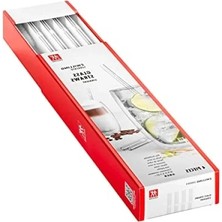 Esranın Dünyası Şeffaf Borosilikat Cam Pipet, Düz Tasarım