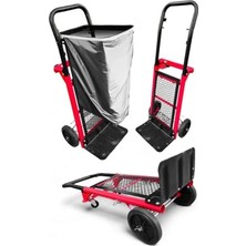 Esranın Dünyası Yük Taşıma El Arabası - Ayarlanabilir Yükseklik, 90 kg Kapasite