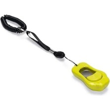 Esranın Dünyası Köpek Eğitim Klikırı, Karabina ve Bağlama Kordonlu, Yeşil, 6,5X4X2 cm