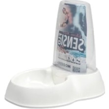 Esranın Dünyası Yüksek Kapasiteli Beyaz Mama Kabı - 1,5 Lt