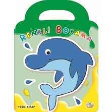 Binbir Göz Kitap Renkli Boyama - Yeşil Kitap