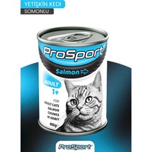 Prosport Somonlu Chunk Yetişkin Kedi Konserve Yaş Mama 400 gr
