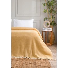 Koza Home Suez Hardal Beyaz Renkli Yün Tv Battaniyesi 91250 130x170 cm