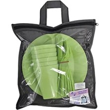 Nuvvo Yeşil, Çantalı Piknik Seti 30 Parça