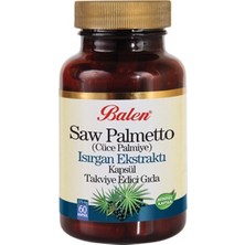 Balen Saw Palmetto Isırgan Ekstraktı Çinko Kapsül 60 Adet Takviye Edici Gıda