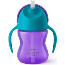 Philips Avent Pipetli Bardak 200 ml 9+ Ay Kız, Renkli Ergonomik Tasarım BPA İçermez  SCF796/02