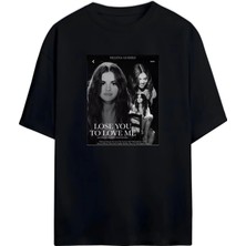 Von Labas Selena Gomez Tasarımlı Unısex Yeni Sezon Oversıze Pamuklu T-Shırt