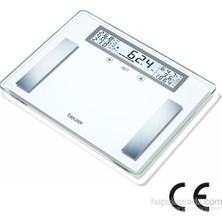 Beurer BG 51 Xxl Vücut Analiz Baskülü Cam Malzemeli LCD Ekran Özellikli Hassas Ölçüm