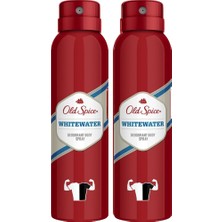 Old Spice Whitewater Sprey Deodorant 150 ml 2'li Set Erkek Kullanımı İçin Etkili Koruma