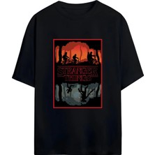 Von Labas Stranger Thıngs Unısex Pamuklu Tshırt