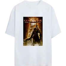 Von Labas God Of War Vıdeo Game Unısex Pamuklu Tshırt