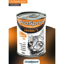 Prosport Tavuklu Chunk Yetişkin Kedi Konserve Yaş Mama 400 gr