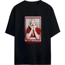 Von Labas Madonna Unısex Oversıze Pamuklu Tshırt