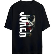 Von Labas Joker Tasarımlı Unisex Pamuklu T-Shirt