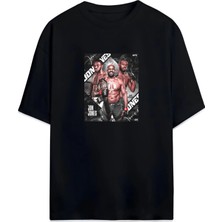 Von Labas Jon Jones Ufc Baskılı Oversize T-Shirt