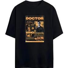 Von Labas Doctor Who Tasarımlı Unısex Oversıze Pamuklu Tshırt