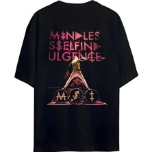 Von Labas Mindless Self Indulgence Msı Hayranlarına Özel Tasarımlı Unısex Oversıze Pamuklu T-Shırt