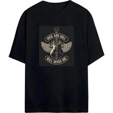 Von Labas Rock Lovers Unısex Oversıze Tshırt