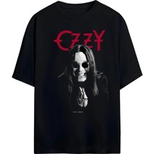 Von Labas Ozzy Osbourne Unısex Oversıze Pamuklu T-Shırt