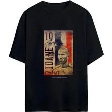 Von Labas Zıdane Tasarımlı Unısex Oversıze Pamuklu Tshırt