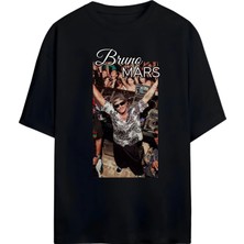Von Labas Bruno Mars Tasarımlı Unısex Yeni Sezon Oversıze Pamuklu  T-Shırt
