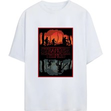 Von Labas Stranger Thıngs Unısex Pamuklu Tshırt