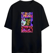 Von Labas Mindless Self Indulgence Msı Hayranlarına Özel Tasarımlı Unısex Oversıze Pamuklu T-Shırt