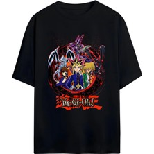 Von Labas Yu-Gi-Oh! Tutkunlarına Özel Unisex Oversize Pamuklu Tişört