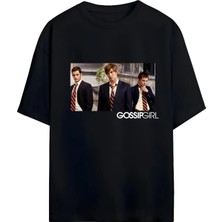 Von Labas Gossıp Gırl Dizi  Yüksek Baskı Kaliteli Unısex Yeni Sezon Oversıze Pamuklu  T-Shırt