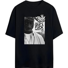 Von Labas Tupac Shakur - Thug Lıfe  Yüksek Baskı Kaliteli Unısex Yeni Sezon Oversıze Pamuklu  T-Shırt