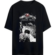 Von Labas Death Note Tasarımlı Unısex Oversıze Pamuklu Tshırt