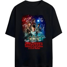 Von Labas Stranger Thıngs Unısex Pamuklu Tshırt
