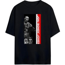 Von Labas Jon Jones Ufc Baskılı Oversize T-Shirt