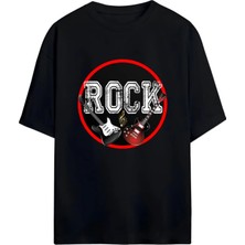 Von Labas Rock Lovers Unısex Oversıze Tshırt