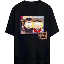 Von Labas South Park Tasarımlı Unısex Yeni Sezon Oversıze Pamuklu  T-Shırt