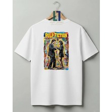 Von Labas Pulp Fiction Tasarımlı Premium Unisex %100 Pamuklu Yüksek Kalite Baskılı Tişört Tvd