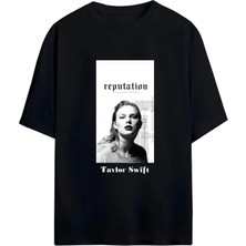 Von Labas Taylor Swıft Tasarımlı Unısex Oversıze Pamuklu T-Shırt