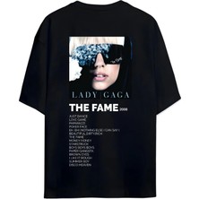 Von Labas Lady Gaga Fame Album Cover Unısex Tshırt