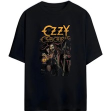 Von Labas Ozzy Osbourne Unısex Oversıze Pamuklu T-Shırt