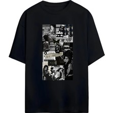 Von Labas Amy Wınehouse Tasarımlı Yüksek Baskı Kaliteli Unısex Yeni Sezon Oversıze Pamuklu  T-Shırt