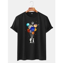 Von Labas Romantıc Planet Ballons Unısex Tshırt