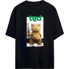 Von Labas Ted Bear- Ayı Teddy Tasarımlı Yüksek Baskı Kaliteli Unısex Yeni Sezon Oversıze Pamuklu  T-Shırt