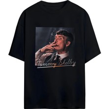 Von Labas Tommy Shelby,peakyblınders,thomas Shelby Tasarımlı Unısex Yeni Sezon Oversıze Pamuklu  T-Shırt